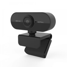 Webcam 1080p com microfone duplo com redução de ruído, para laptop, PC e Mac, vídeo Full HD de alta definição, clipe universal para fácil mo