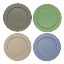 Microwave And Dishwasher Safe Plates, Made From Restaurant-Grade PP Material For Durability And Convenience