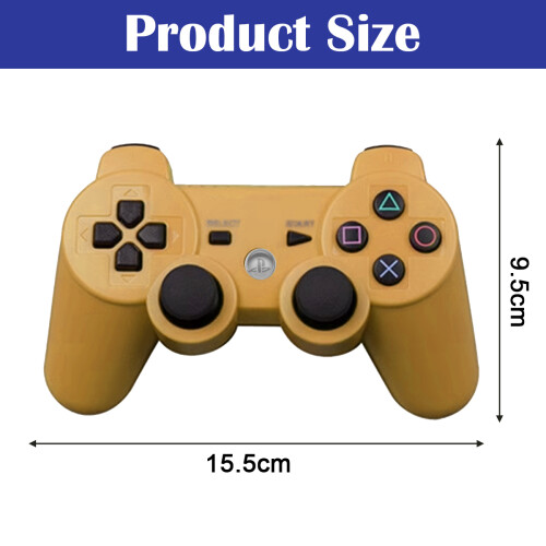 Ασύρματη λαβή Bluetooth για PS3, λαβή δόνησης Bluetooth, ασύρματη λαβή παιχνιδιών P 2