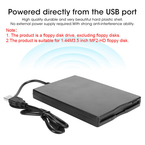 Φορητή συσκευή ανάγνωσης δισκετών USB, συσκευή plug and play 3,5 ιντσών για ανάκτ 1