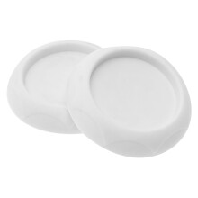 Baby Gate Wall Protector Cups 2pcs, Non‑Slip Pads for Pressure Mounted Safety Gates, White Wall Saver