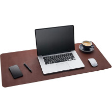 Protetor de mesa em couro – 91 x 43 cm - Tapete de mesa para escritório doméstico, acessórios para mesa, protetor de mesa tamanho XXL, tape