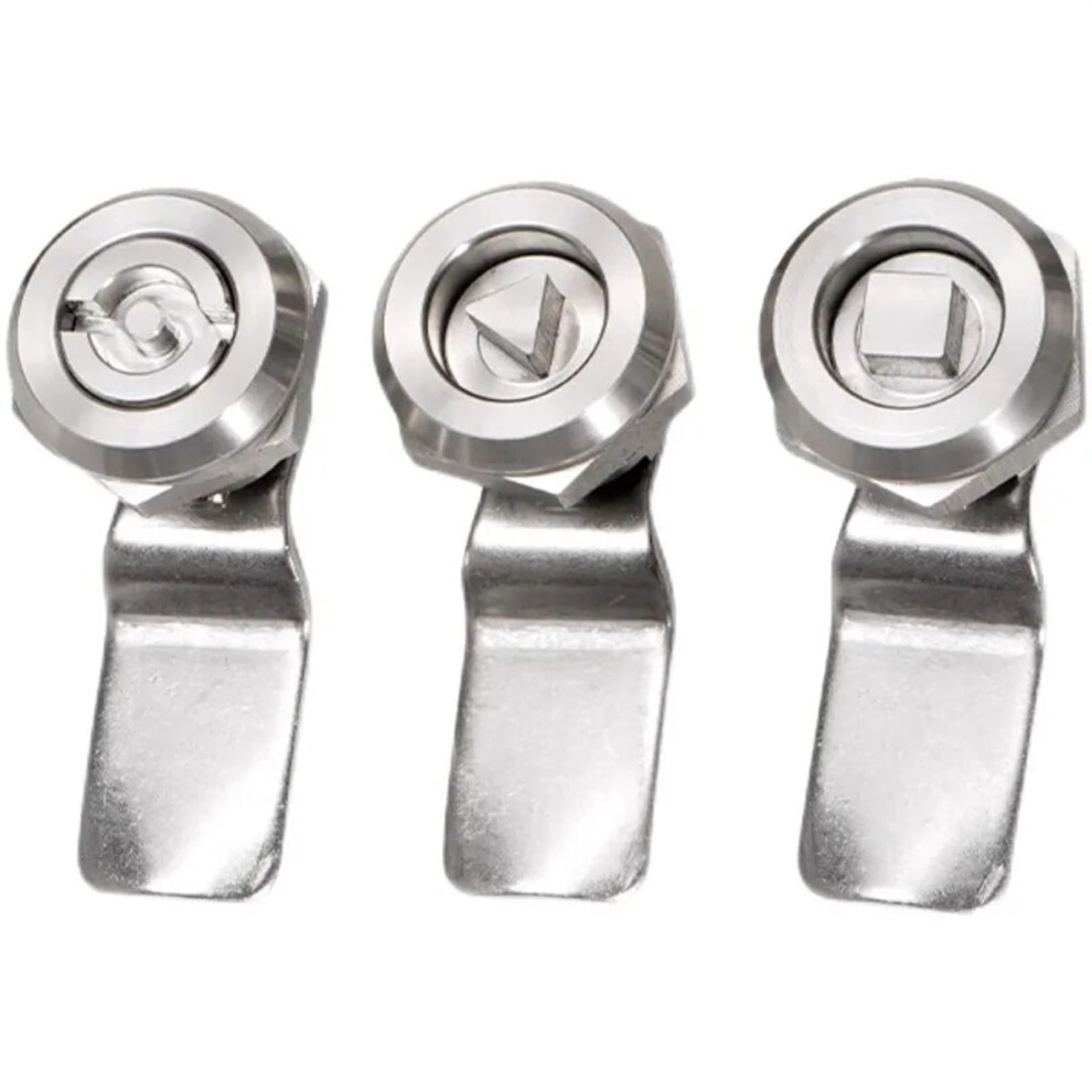 Ms705 Stainless Steel Cam Lock Set For Cabinet Drawer Locker Cupboard, Secure And Corrosionresistant (3Setsairfoilh10) 9073542996286