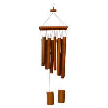 Elegant Bamboo Wind Chimes, Indoor Outdoor Decor, Artisan Crafted Melodic Sound Tubes
