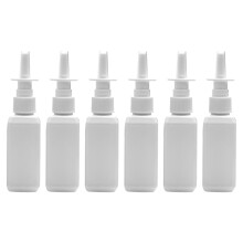6 szt. 50 ml kolorowych plastikowych butelek z rozpylaczem, małe plastikowe butelki kosmetyczne