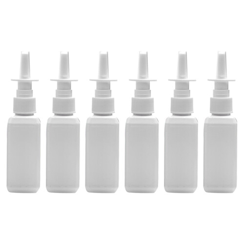 6 τεμάχια πλαστικό μπουκάλι ψεκασμού 50ml χρώματος, μικρό πλαστικό καλλυν