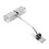 Automatic Door Closer Stainless Steel 2040kg Adjustable Spring Surface Mounted Heavy Duty Silver Finish 1
