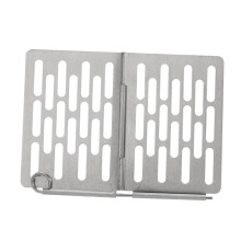 Portable Folding Charcoal Grill Stainless Steel BBQ with Large Cooking Area for Camping and Picnic