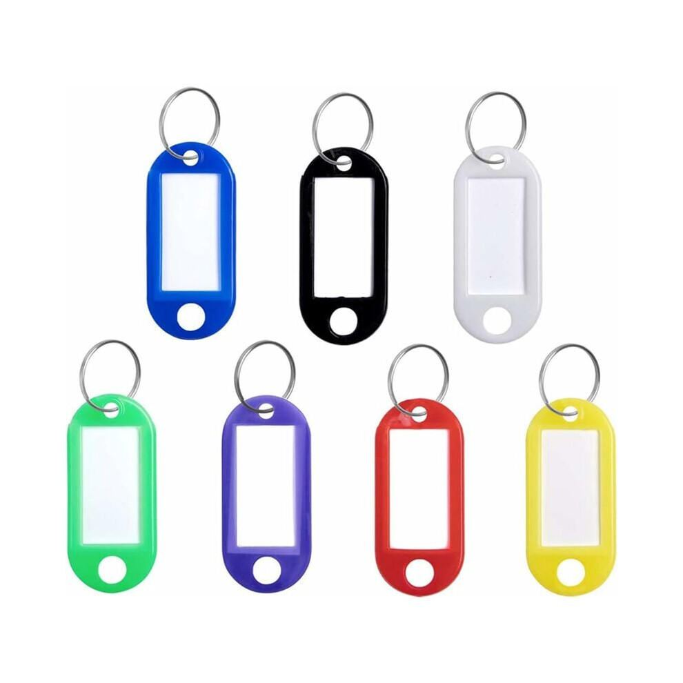 Key Tag Assorted Color, Plastic Coded Key Id Label Compatible With Hotel Key Labels Organizer, 70Pcs Colorful Key Id Label Tags With Split R 3564946439937