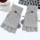 Vinterhandsker med halv finger og afslappet sport 5