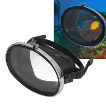 Diving Goggles, Bold and Attractive Black Appearance Compatible with Easy Identification, ComCompatible withtable Wear Suitable Compatible w