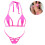 Mini bikini met uitsnijdingen, mini badpak voor dames 2