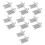 304 Stainless Steel Refrigerator Shelf Support Clips, Durable AntiSag Design, 14PCS Set 2