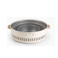 Portable Stainless Steel Charcoal BBQ Grill, Foldable Lightweight Design for Camping and Outdoor Cooking