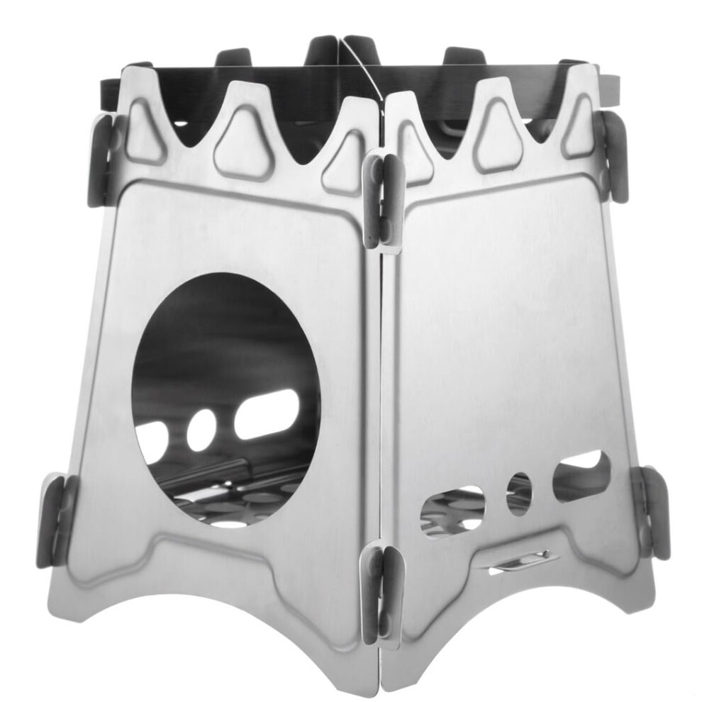 Camping Wood Stove Foldable Stainless Steel Backpacking Stove for Outdoor Cooking and Hiking-image-OPC-PT56TYZ-NEW