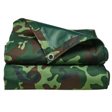 Heavy Duty Waterproof Tarpaulin Camouflage Oxford Canvas Tarp with Eyelets for Camping Garden Furniture 1x1.5m