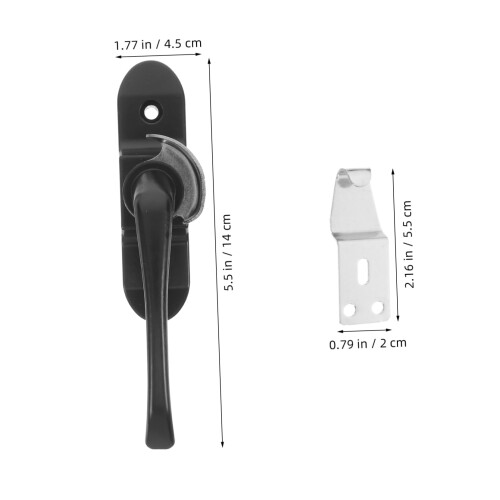 2pcs Sliding Window Lock Zinc Alloy Crescent Latch Enhanced Security Easy Installation for Home 1