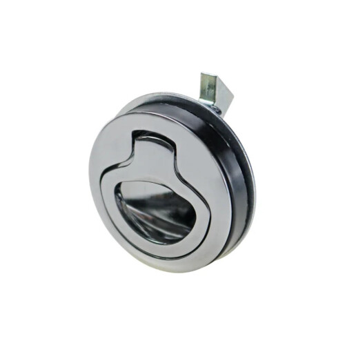 Cabinet Panel Lock Zinc Alloy Drawer Lock Flush Embedded Design Secure Collision Latching Matte Finish 1Pc 2