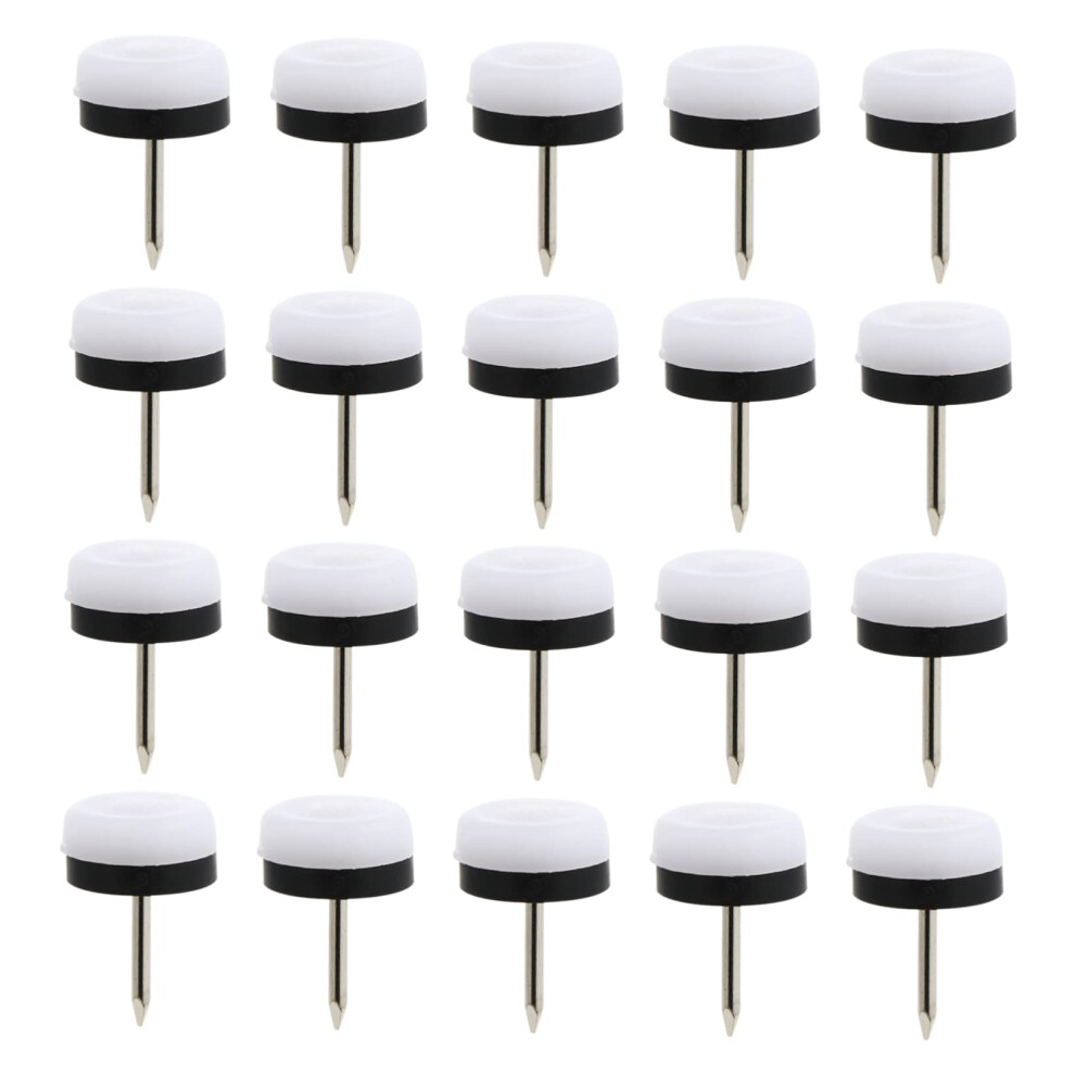 40Pcs Furniture Floor Protectors Nailon Chair Leg Glides For Hardwood Vinyl Floors Scratch And Noise Reduction 9351714477222