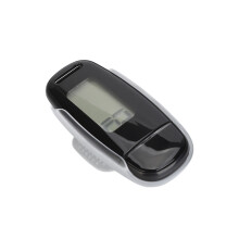 Step Counter Pedometer, 50mAh, Large LCD, Black