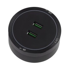 Electric Surface Mount USB Socket 180-250V for Kitchen Sideboard Home Use