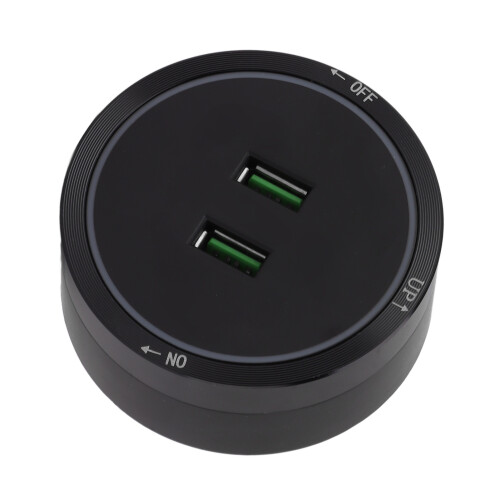 Electric Surface Mount USB Socket 180-250V for Kitchen Sideboard Home Use