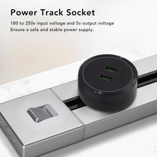 Electric Surface Mount USB Socket 180-250V for Kitchen Sideboard Home Use 1