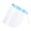 10 Pack Blue Face Shield for Work, Full Face Protection Visor with AntiSplash Design and Clear Vision 4