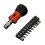 Reliable Magnetic Ratchet Screwdriver with Drill Bit For Techs 1