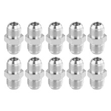 10Pcs Reliability Stainless Steel Threaded Couplers Heavy Type