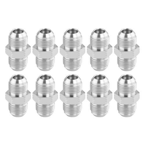 10Pcs Reliability Stainless Steel Threaded Couplers Heavy Type