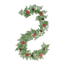 (Style C) Christmas Garland Artificial Wreath Winter Greenery Garland Cascading Garland
