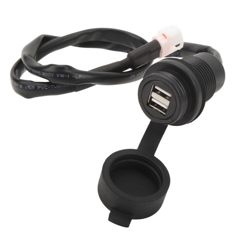 Motorcycle USB Power Socket Dual Charger Plug for MT‑07 MT‑09