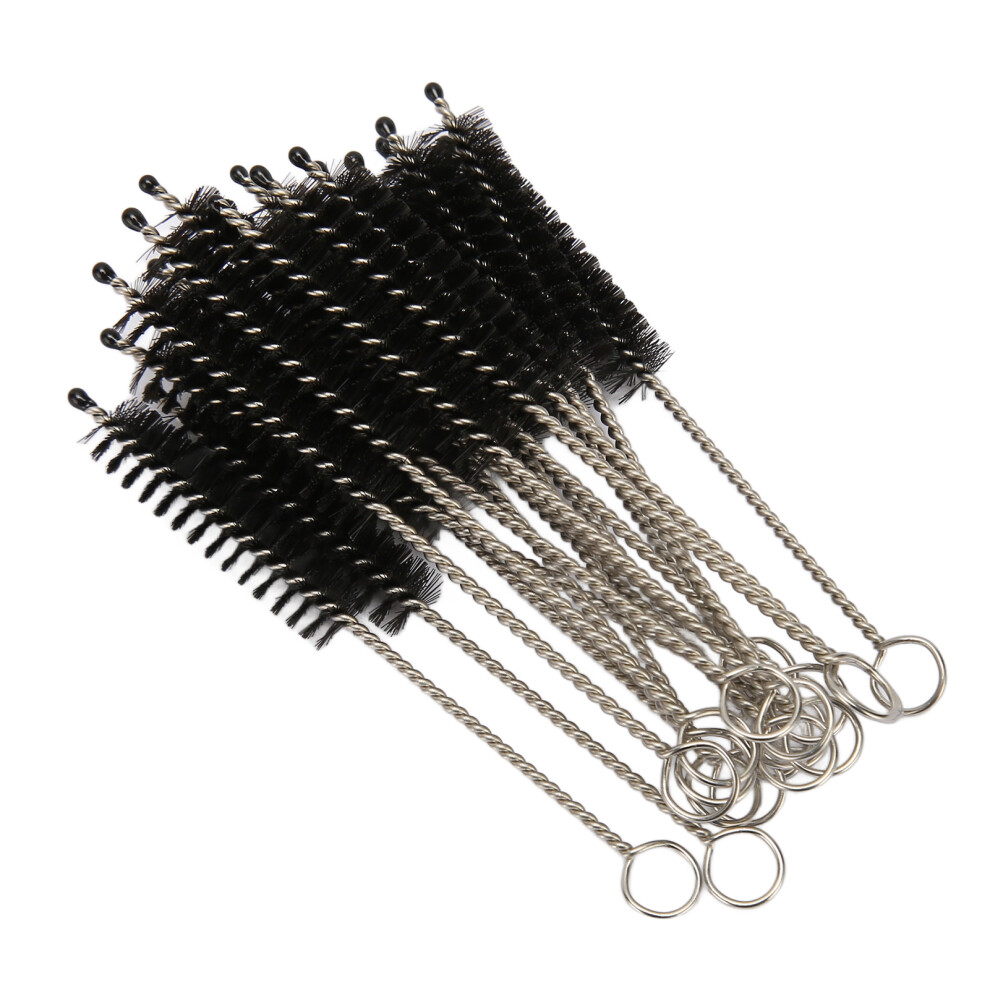 Black 20Pcs Waterproof 8.5Mm Hearing Aid Brush