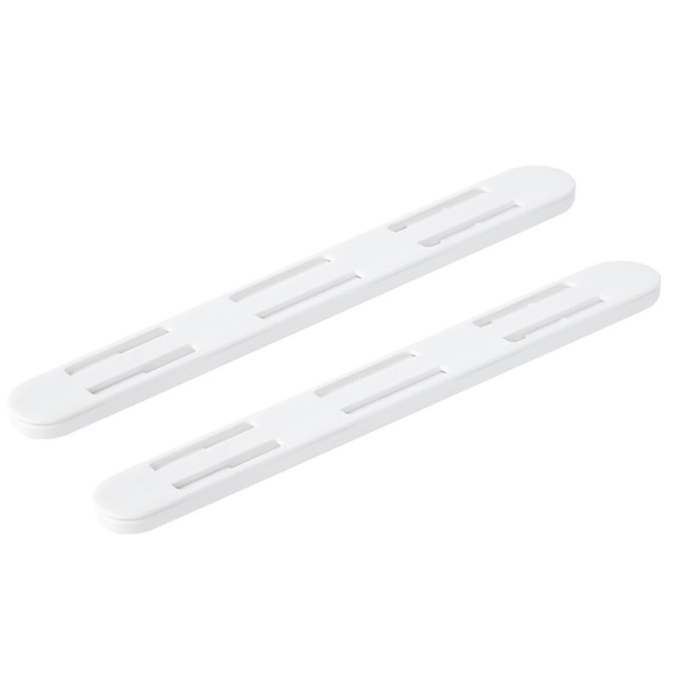 Full Extension Ball Bearing Drawer Slides 2Pcs Set White Side Mount Quiet Smooth Rails For Kitchen Closet 9330225328681