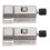 2 Pcs Stainless Steel Door Lock Set, Spring Loaded Bolt with Automatic Spring Lock, Rustproof Anti Theft Security Latch 1