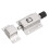 2 Pcs Stainless Steel Door Lock Set, Spring Loaded Bolt with Automatic Spring Lock, Rustproof Anti Theft Security Latch 2