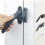 White LeftHanded UPVC Locking Window Handle with Key for Double Glazing, ChildSafe Push Button Release 2