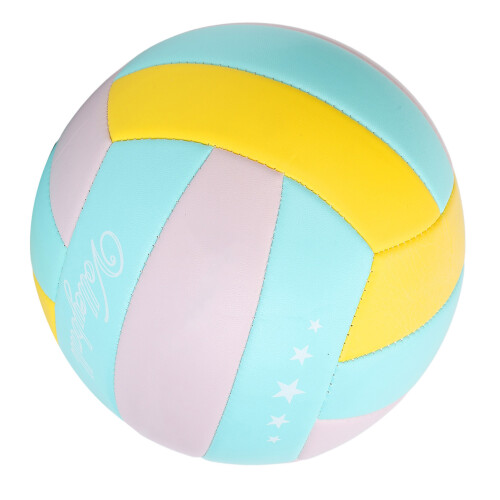 Size 5 Ball PVC Volleyball - Purple/Blue/Yellow 2