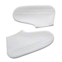 Reusable Waterproof Shoe Covers Non Slip Silicone Protection for Rain Walking Outdoor S Size W Color
