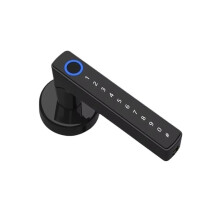 Smart Fingerprint Door Lock with Keypad Handle, 5 in 1 Keyless Entry, App Control and Auto Lock