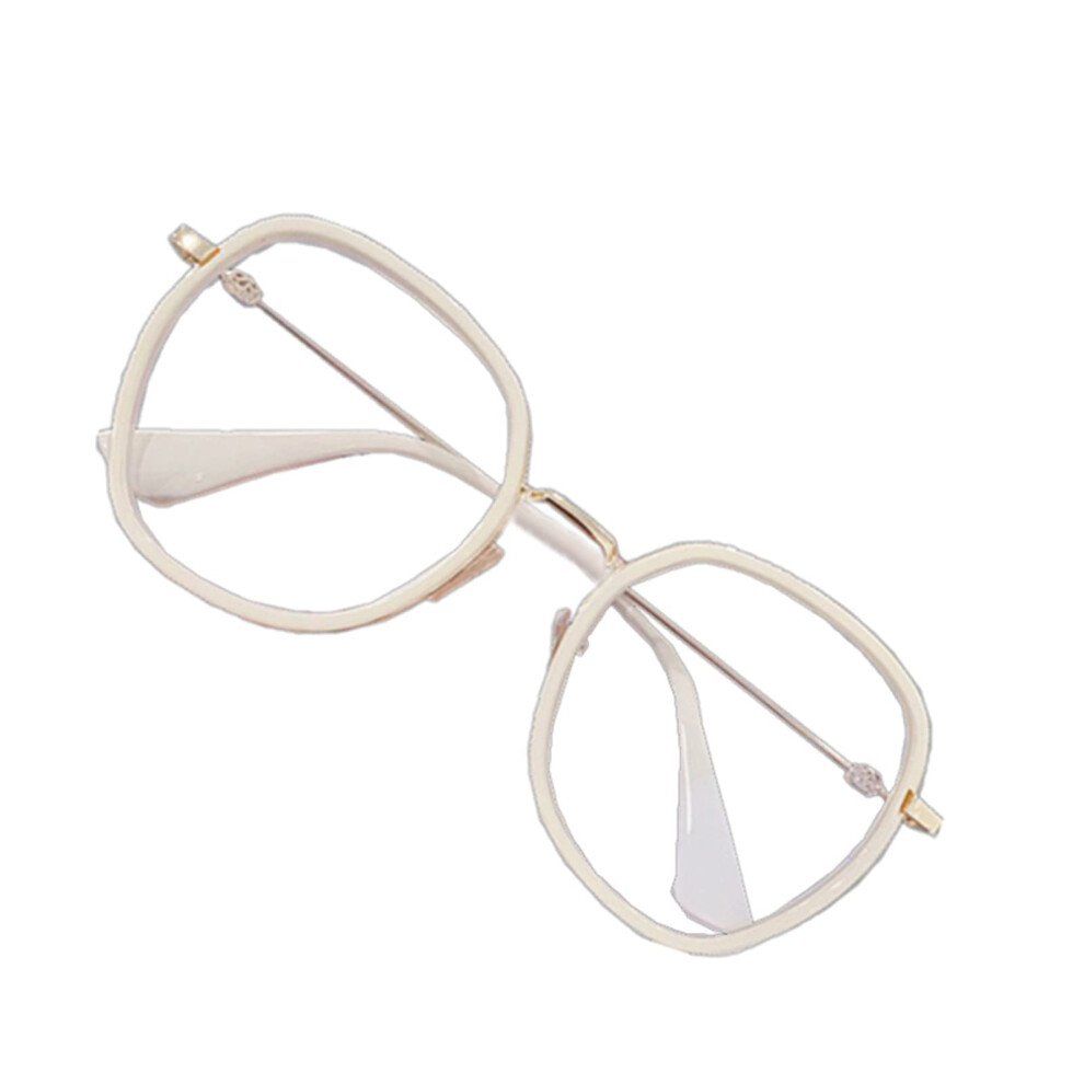 Blue Light Blocking Glasses for Men and Women, Anti Glare Gaming Glasses with UV400 Eye Protection, White Frame