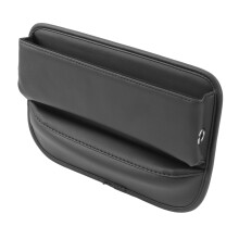Car Crevice Slot Storage Box Black Cap 30x20x4cm
