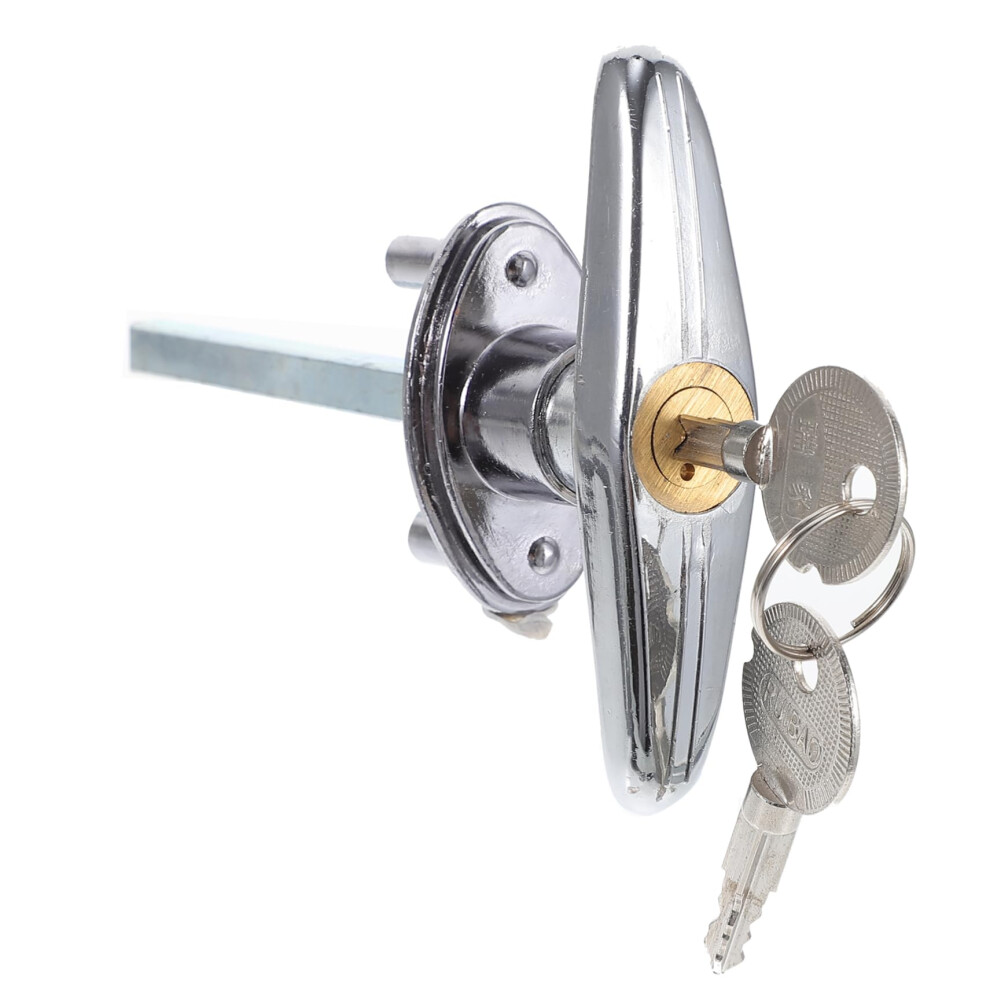 Universal Garage Door T Handle Lock Kit With Keys, Durable Metal Deadbolt And Emergency Manual Release 9073542998396