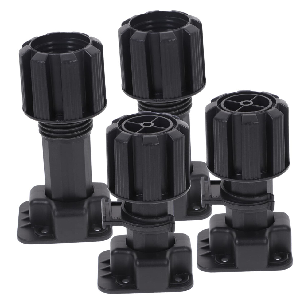 4Pcs Adjustable Furniture Legs Cabinet Leveling Feet For Kitchen Bathroom, Durable Stable Support 9073542998402