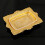European Vintage Alloy Butter Plate - Rectangle 8
