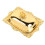 European Vintage Alloy Butter Plate - Rectangle 14