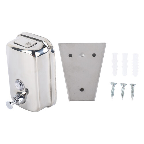 Stainless Steel Wall-Mounted Soap Dispenser 500ml 1
