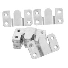 20pcs Stainless Steel Picture Frame Hooks Heavy Duty Wall Hanging Hardware Easy Installation