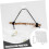6pcs Hat Organizer Wall Mount with Strong Adhesive Hooks, SpaceSaving Storage for Home 3